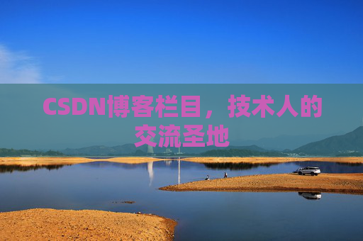 CSDN博客栏目，技术人的交流圣地